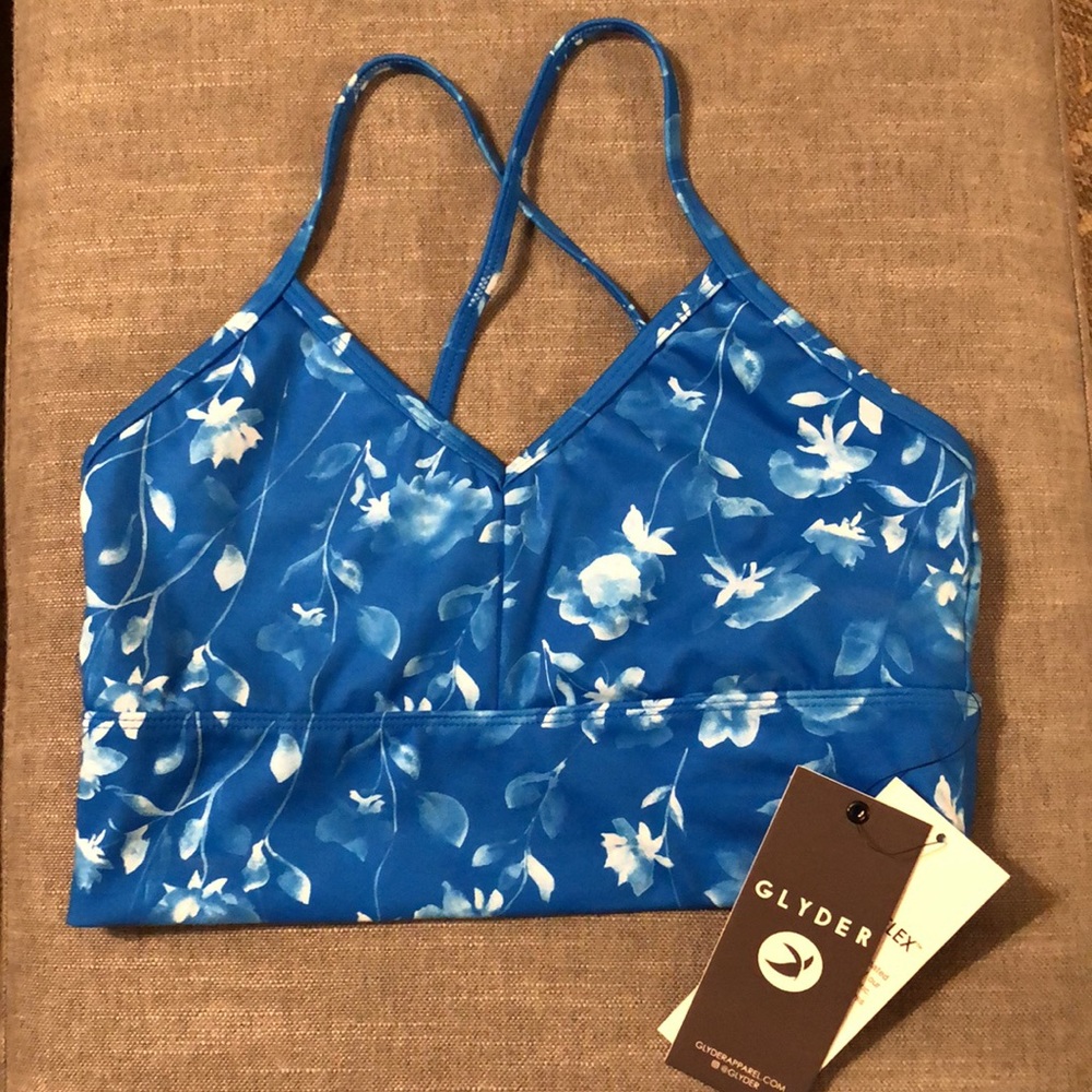 NWT- Glyder Premier sports bra/top -size medium